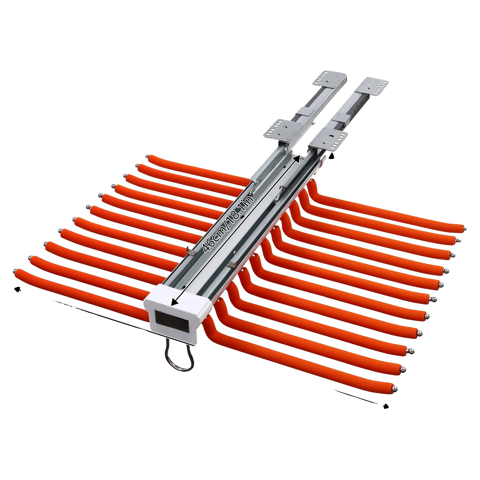 Hosenorganizer, Ausziehbares Design, Platzsparende Lösung, Orange