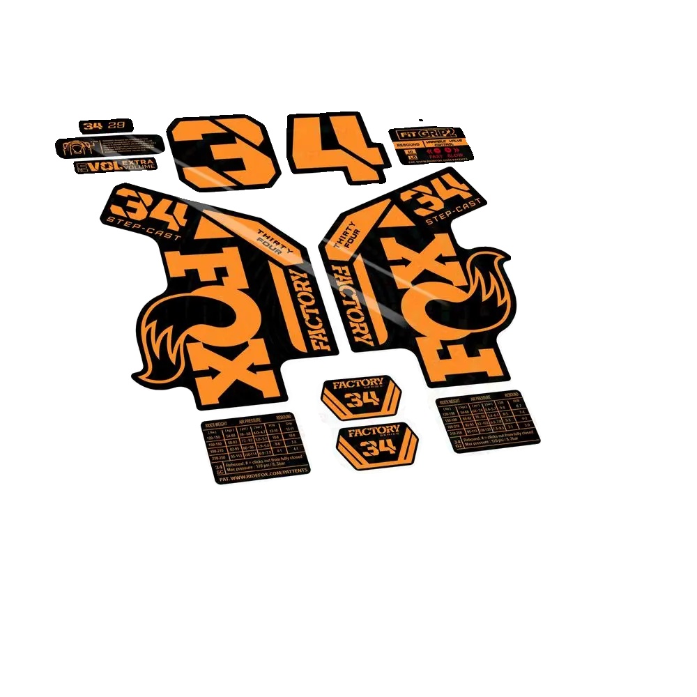 Aufkleber, Vinylmaterial, Anpassbare Designs, Orange Fluor