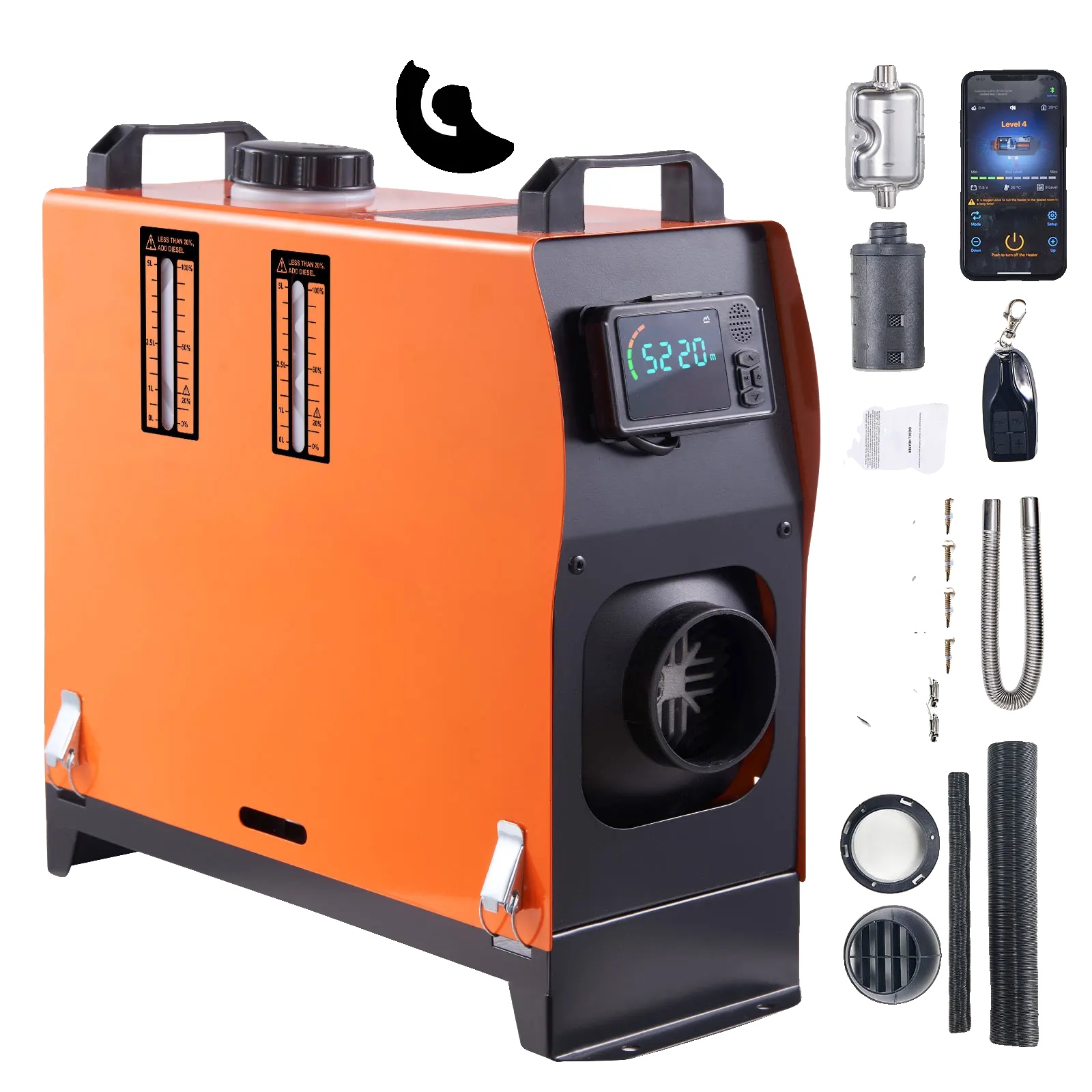 Diesel-luftheizung, Bluetooth-steuerung, 8 Kw Heizleistung, 8kw Bluetooth