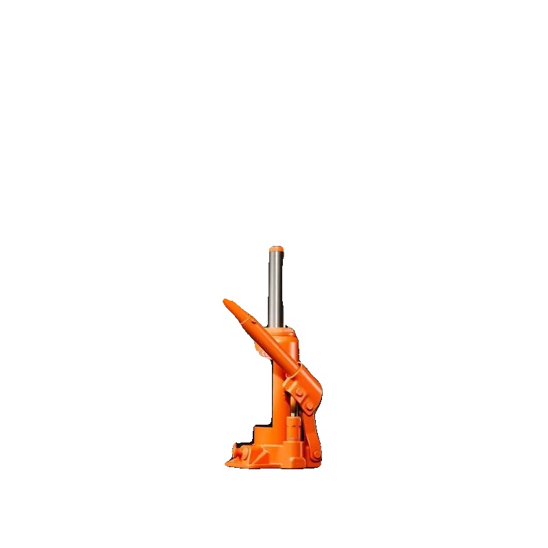 Hydraulischer Flaschenheber, 6 Tonnen Tragfähigkeit, Hubbereich 195-375 Mm, Stahlkonstruktion, Kompaktes Design, Vielseitige Kompatibilität
