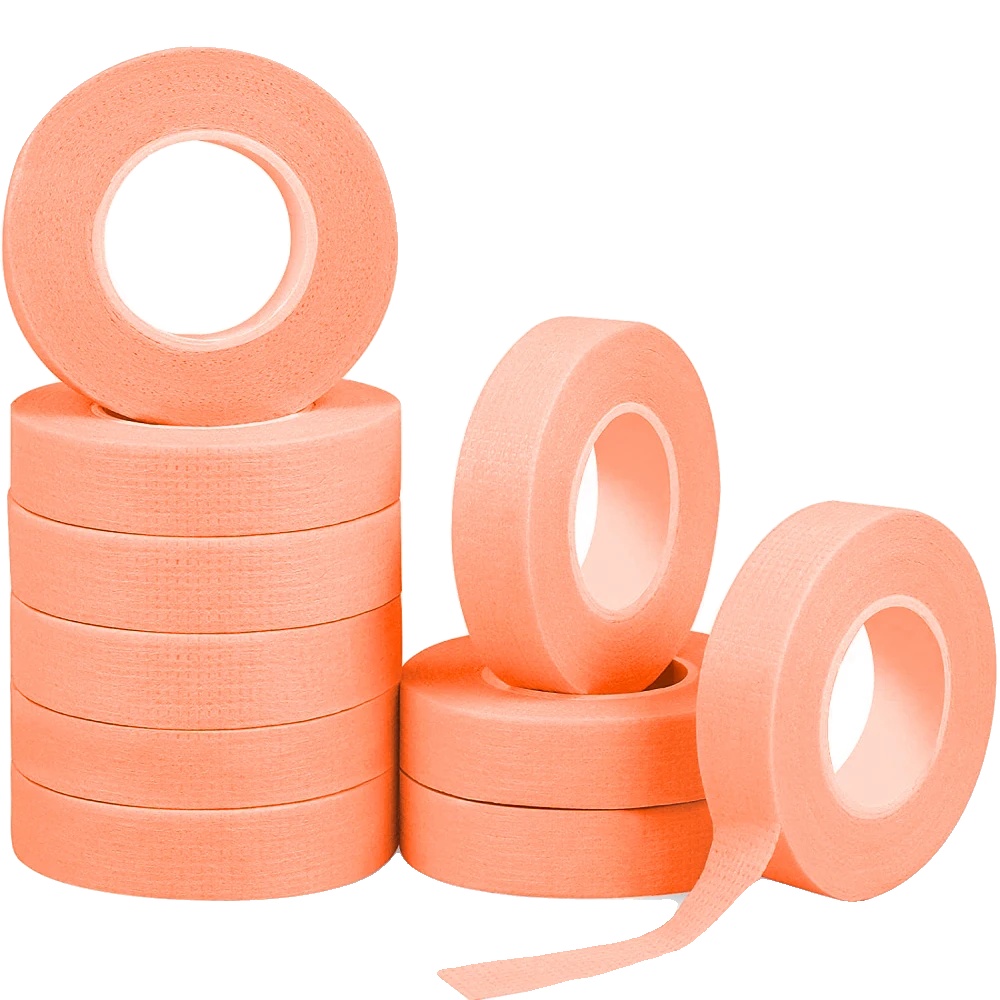 Wimpernkleber, Sanfte Haftung, Einfache Entfernung, 10 Stück Orange
