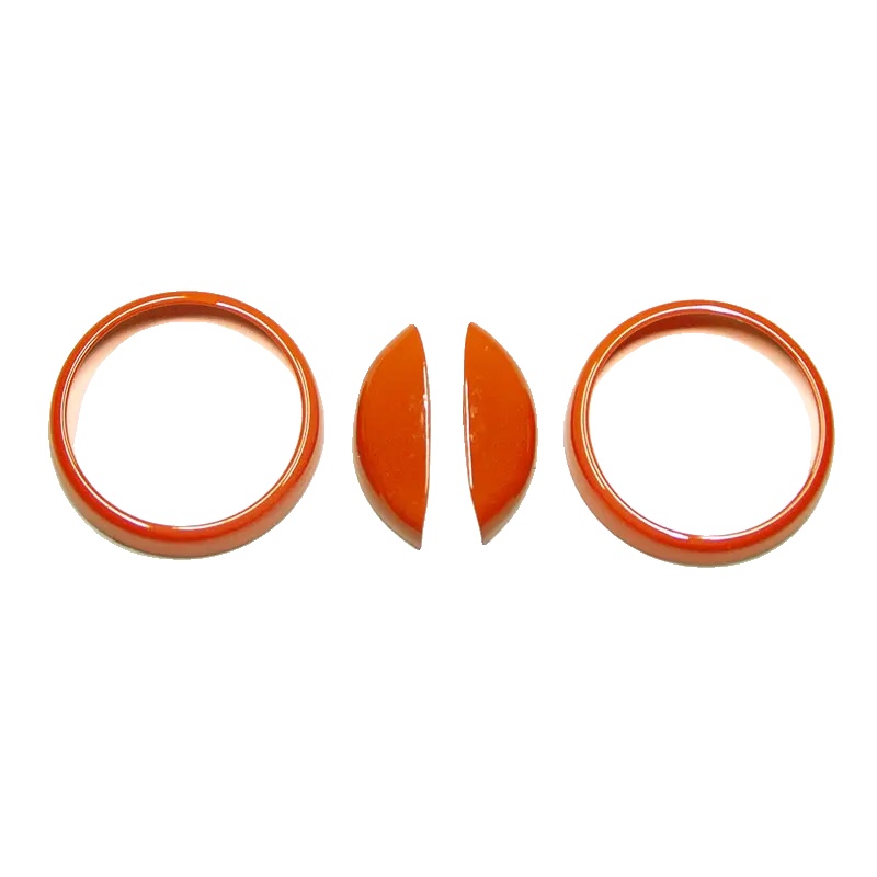 Luftauslassabdeckung, Abs-kunststoff, Kompatibel Mit Smart 451 Fortwo, Orange