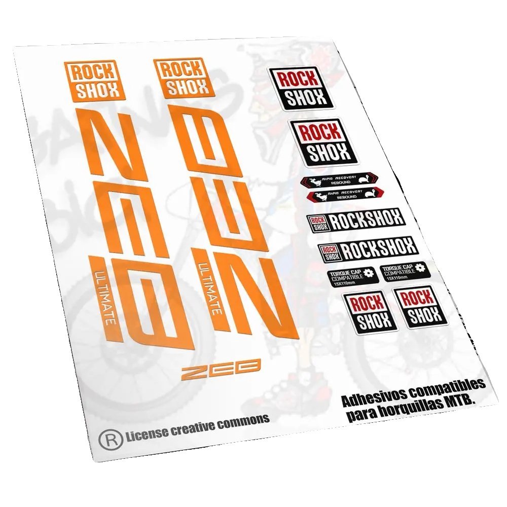 Aufkleber, Vinylmaterial, Langlebiges Design, Orange