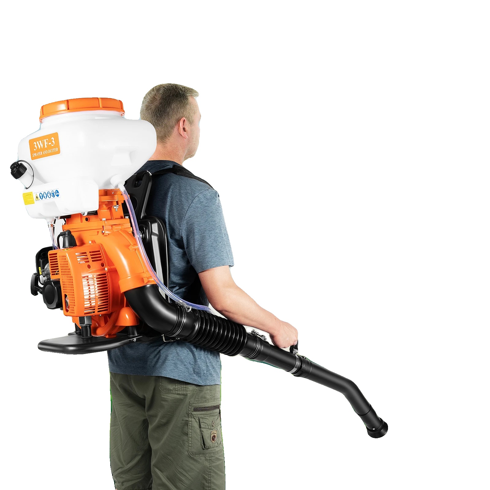 Rucksack-spritze, Tankvolumen 14 L, Hubraum 41,5 Cm³, Nennleistung 2,13 Kw, Lüfterdrehzahl 7500 U/min, Gesamtlänge Des Schlauchs 127,5 Cm