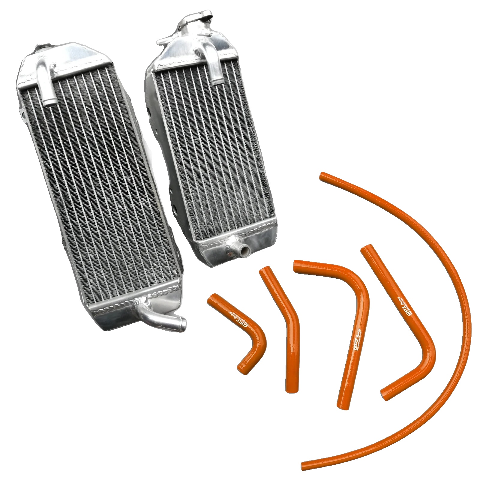 Heizkörper, Aluminiumkonstruktion, Verbesserte Kühlleistung, Orange