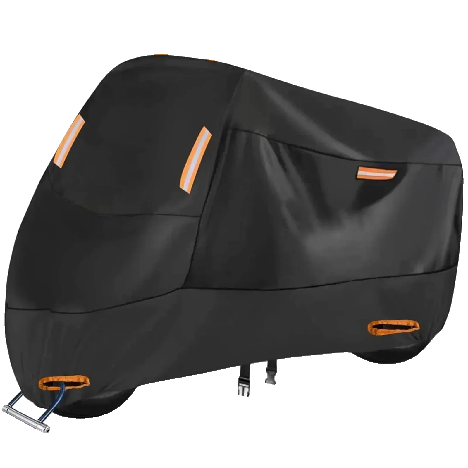 Motorradabdeckung, Wasserdicht, Uv-beständig, Orange, M