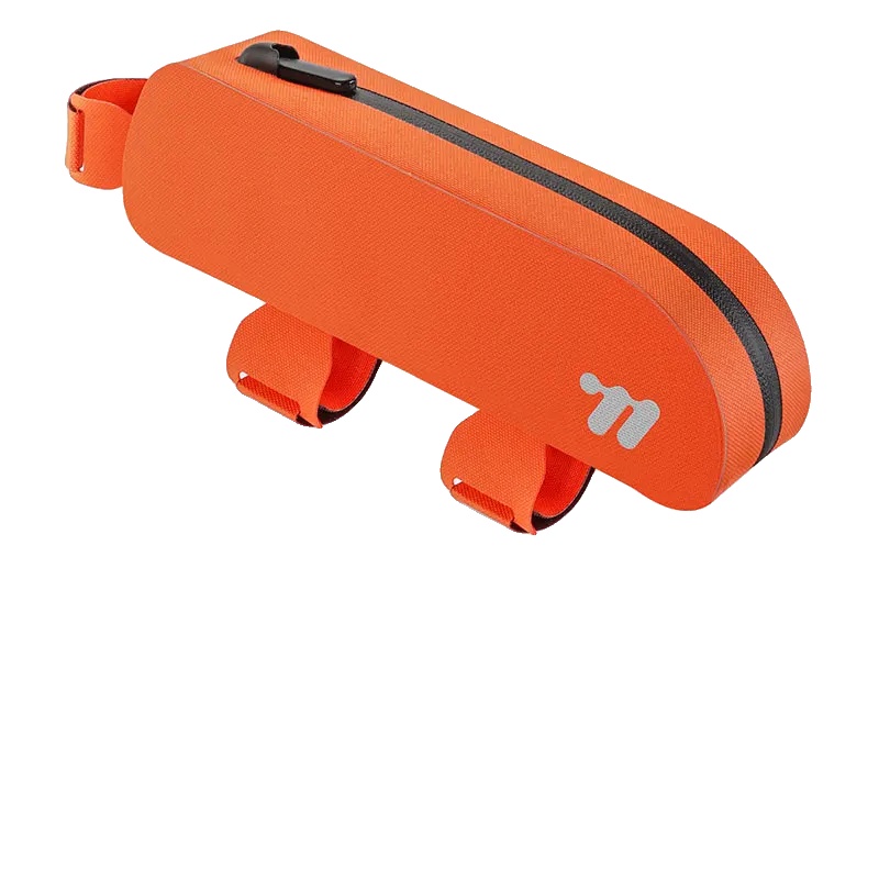 Oberrohrtasche, Wasserdicht, Leicht, Orange, 0.7l(22x6x5cm)-a