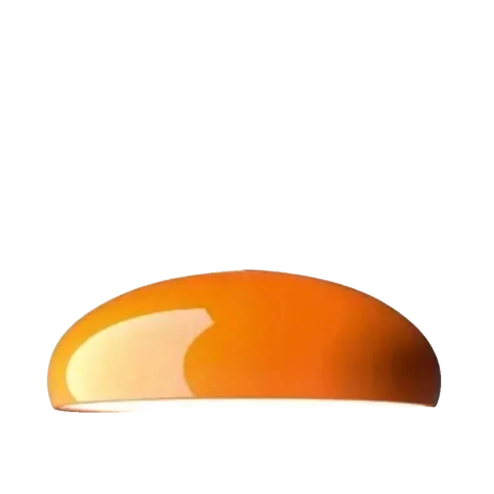 Pendelleuchte, Moderner Stil, Dimmfunktion, 35cm Orange, Keine Glühbirne