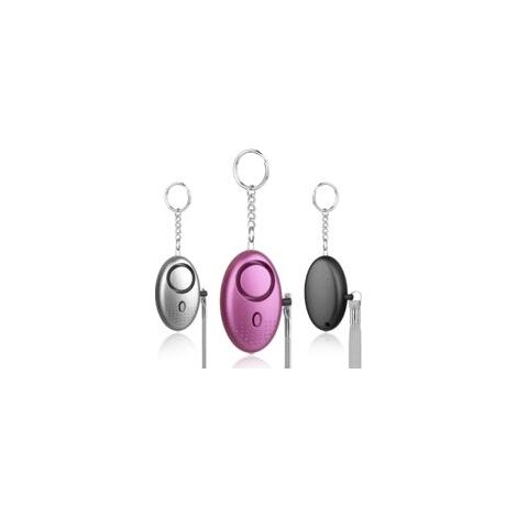 3-teiliges Set Tragbarer Alarm-schlüsselanhänger (130 Db) Mit Led-anzeige Zur Selbstverteidigung Und Für Die Sicherheit Von Frauen, Kindern Und Schülern