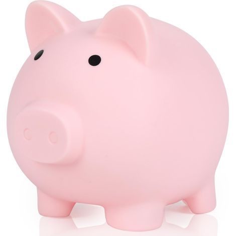 Sparschwein, Kindersparschwein, Lustiges Münzsammelgerät, Geldkassette, Wohndekoration, Rosa