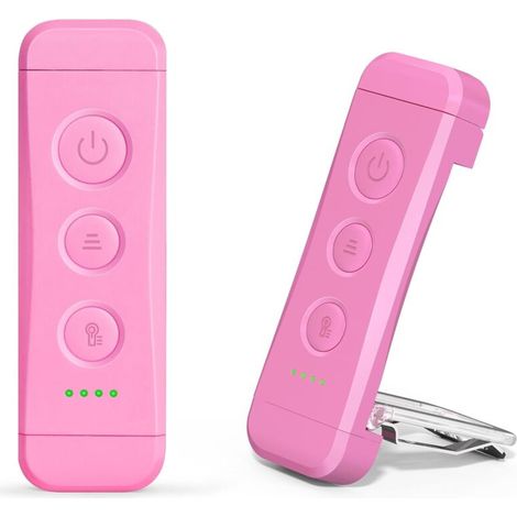 Wiederaufladbare Leselampe – 3 Warme Farbtöne X 5 Helligkeitsstufen, Geschenkidee Für Leseratten – 1 Stück, Rosa