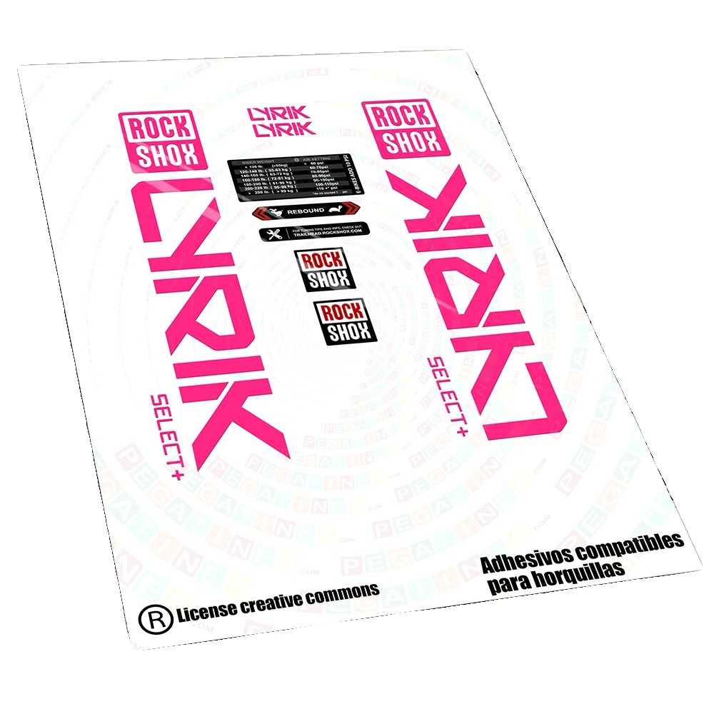 Aufkleber, Anpassbares Design, Hochwertiges Vinyl, Pink Fluor