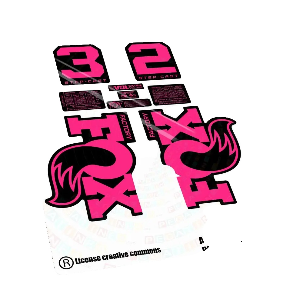 Aufkleber, Selbstklebendes Vinyl, Langlebiges Design, Pink Fluor