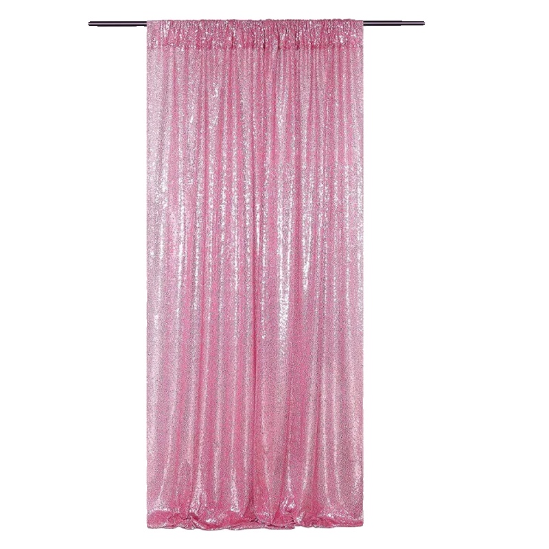 Hintergrund, Pailletten-mesh-stoff, Nahtloses Design, Rosarot, 60cmx2400cm-d
