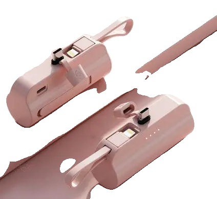 Powerbank, 5000mah Kapazität, 20w Schnelllade-technologie, Rosa