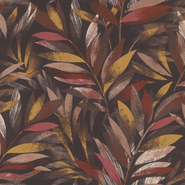 Rasch - Vliestapete 867633 Tapete Botanical Dschungel 53 X 1005 Cm Symphony Rot