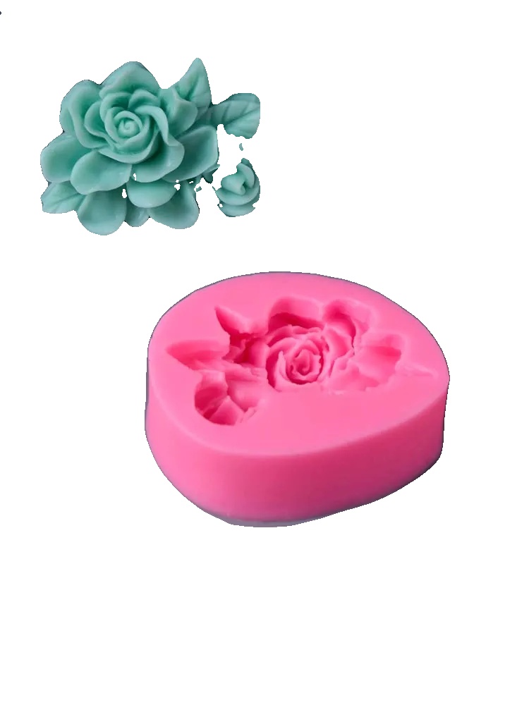 Silikonkerzenform, Blumenform, Ideal Für Die Seifenherstellung, 01