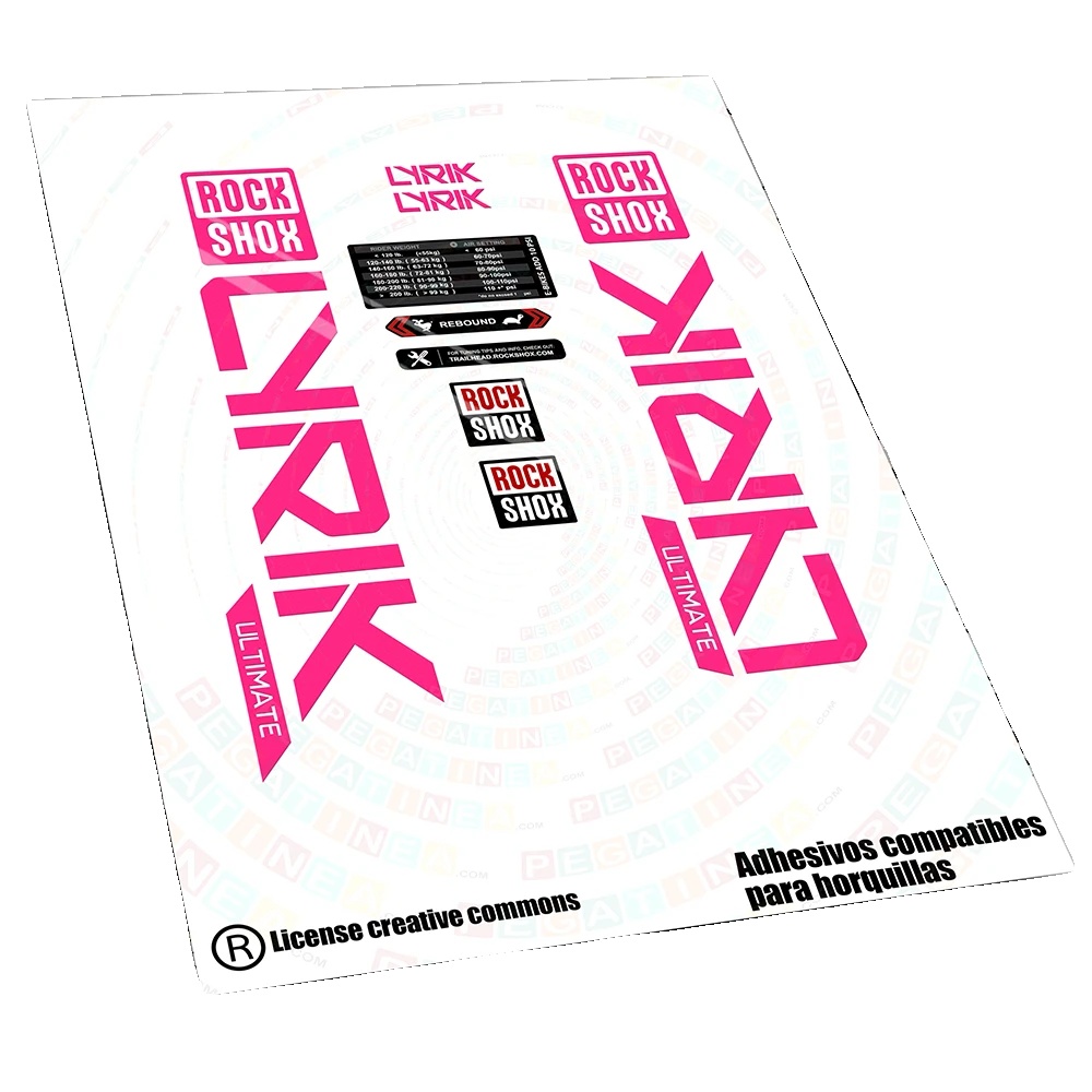 Aufkleber, Hochwertiges Vinyl, Individuelle Größen Verfügbar, Pink Fluor