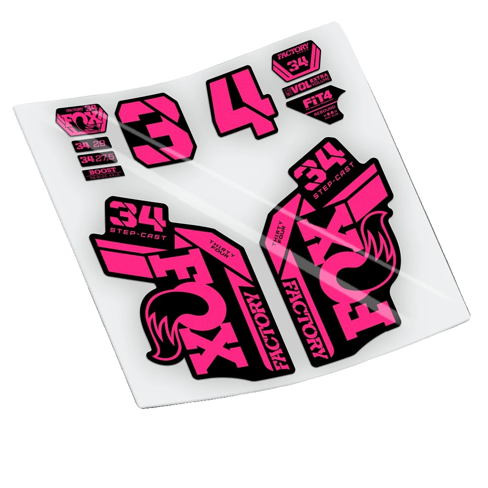 Aufkleber, Langlebiges Vinyl, Einfache Anwendung, Pink Fluor