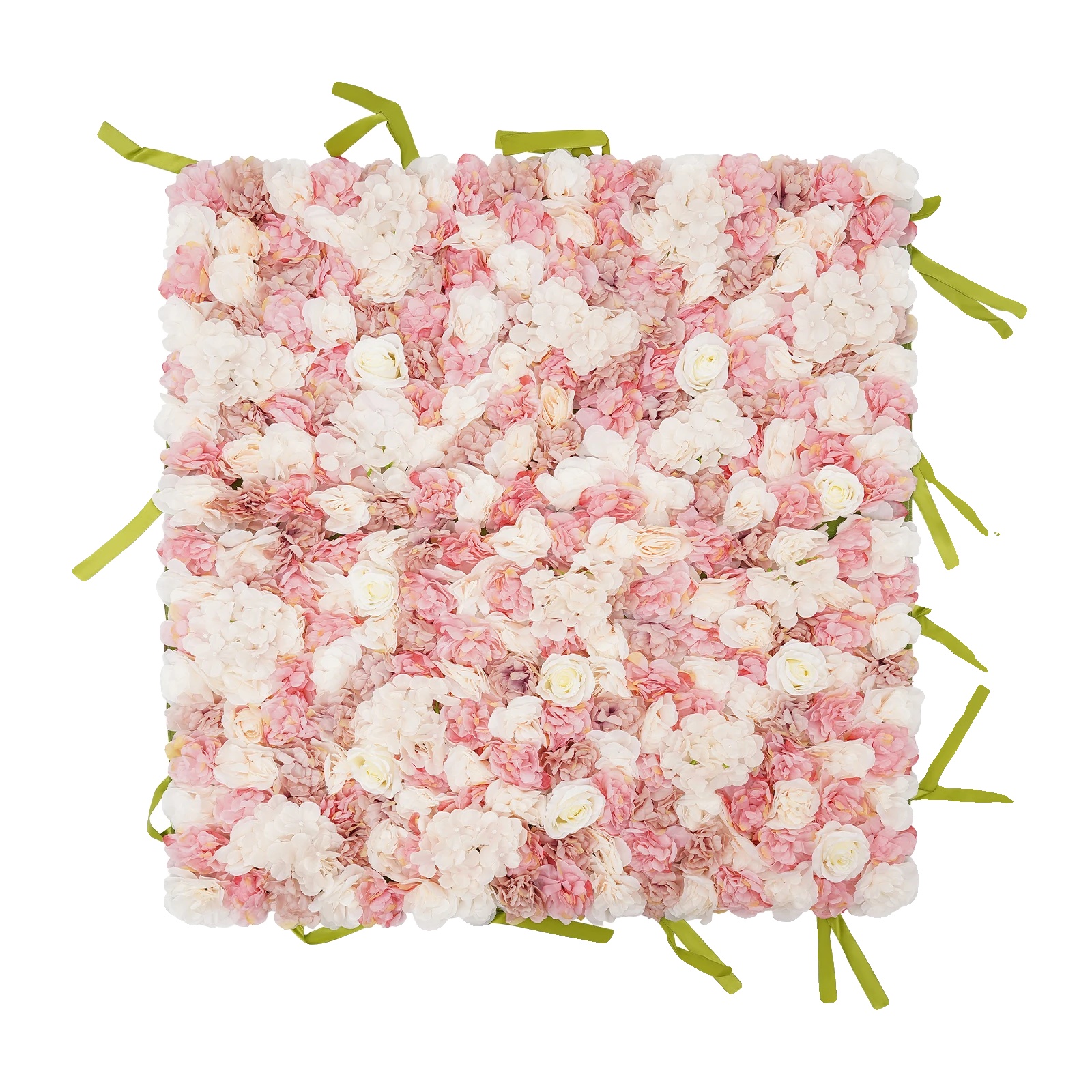 Künstliche Blumenwandpaneele, Anpassbares Design, Umweltfreundliches Material, Rosenrot