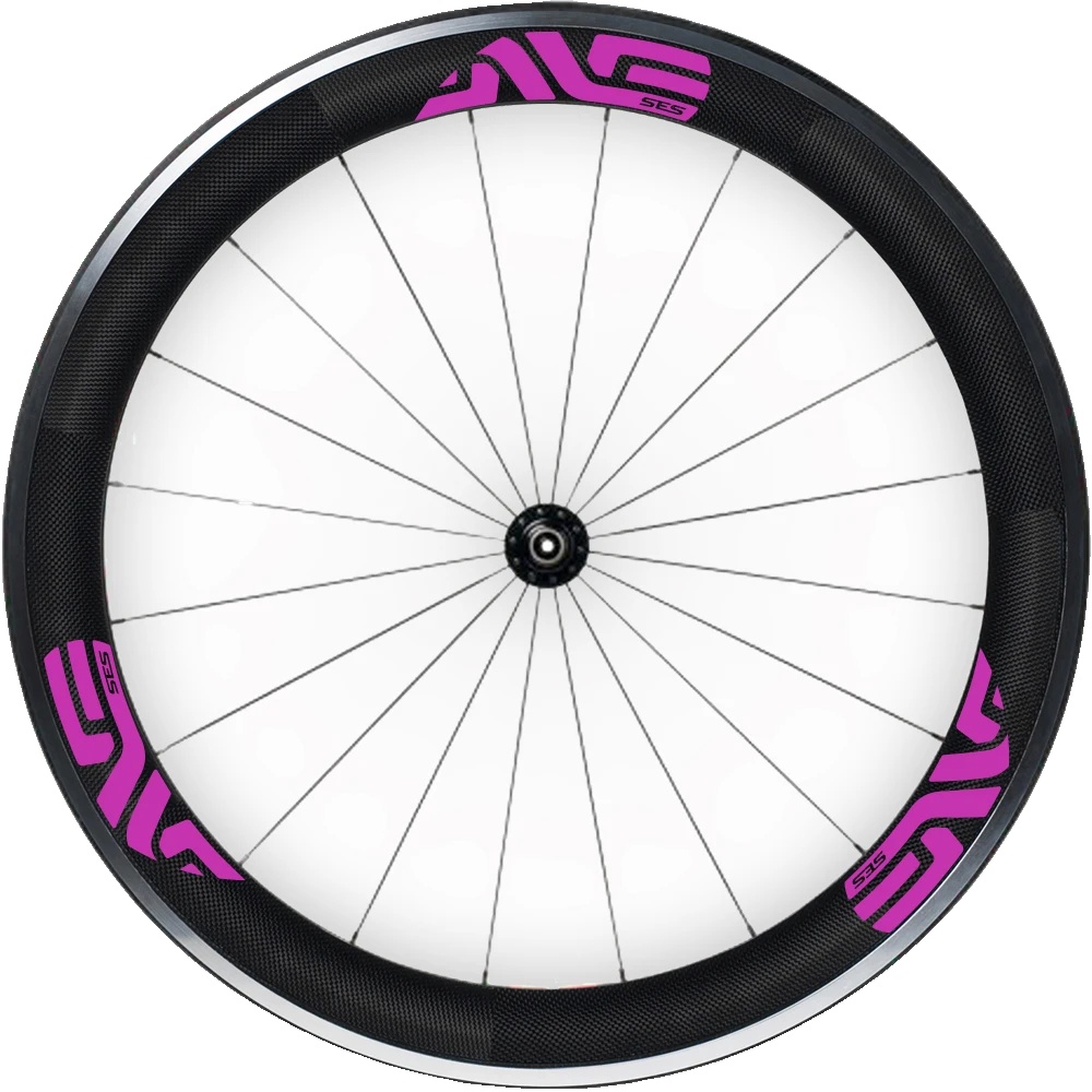 Fahrradreifenaufkleber, Hochwertiges Vinyl, Einfache Anwendung, Rosa