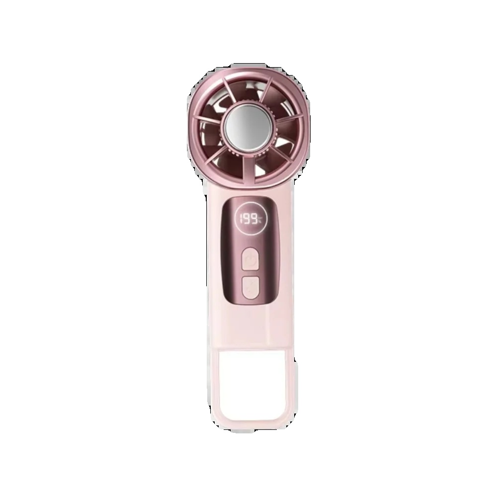 Kühlventilator, Wiederaufladbar, Leichtes Design, Rosa