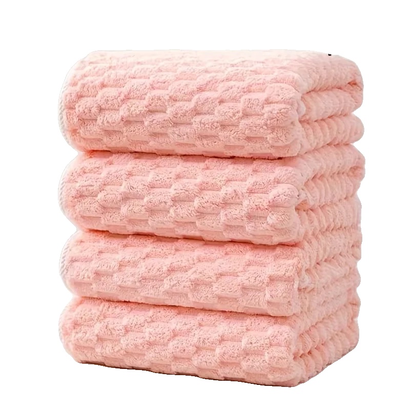 Badetücher, Ultra-weicher Komfort, Hochgradig Saugfähig, 4stück Pink, 70x140cm