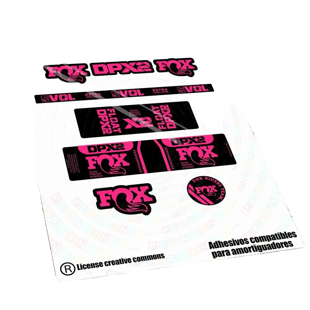 Aufkleber, Langlebiges Vinyl, Anpassbare Farben, Pink Fluor