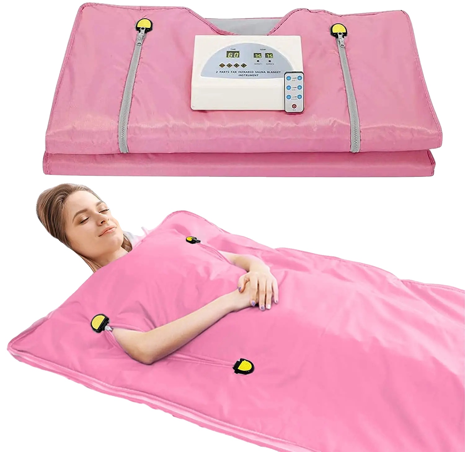 Heimsauna-decke, Einstellbare Temperatur, Umweltfreundliche Materialien, 220v Pink