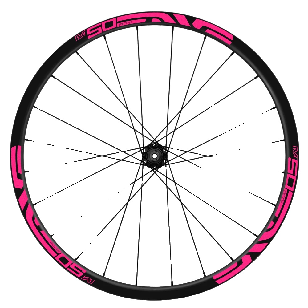 Fahrradreifen Aufkleber, Vinylmaterial, Einfache Anwendung, Pink Fluor