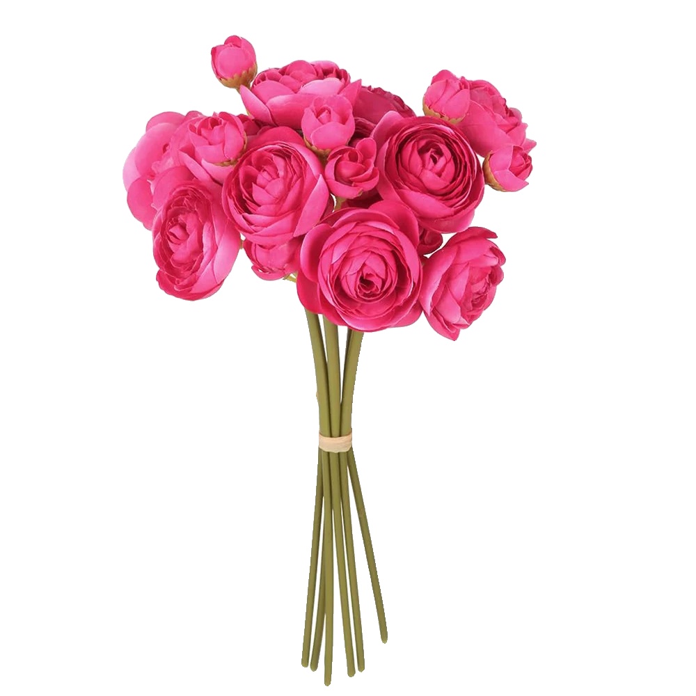 Künstliche Blumen, Lebensechte Sträuße, Innendekoration, Rose, 12pcs-b