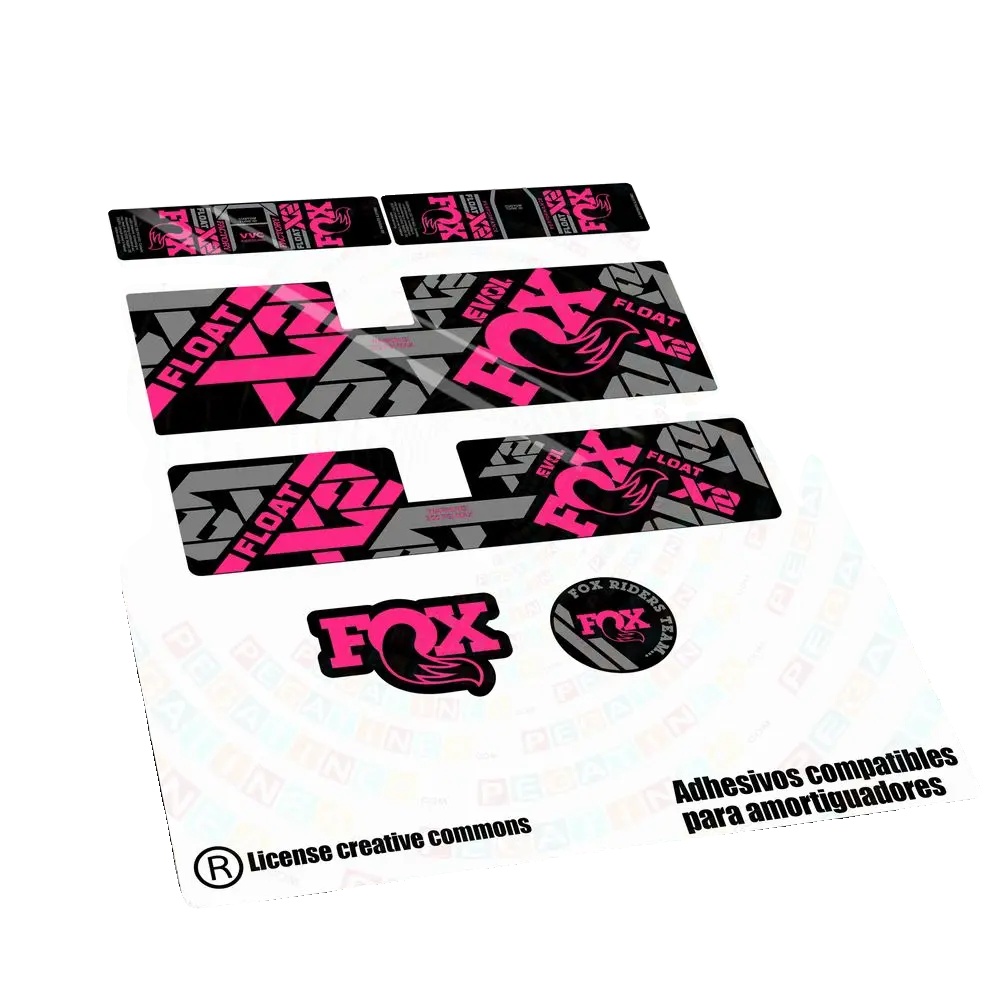 Stoßdämpfer-aufkleber, Langlebiges Vinyl, Einfache Anwendung, Pink Fluor