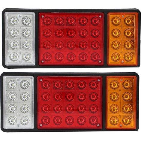 12v 36 Led Rückleuchten, 2 Stück, Gut Sichtbare Signalleuchte, Geeignet Für Wohnwagen Und Lkw, Von Debuns