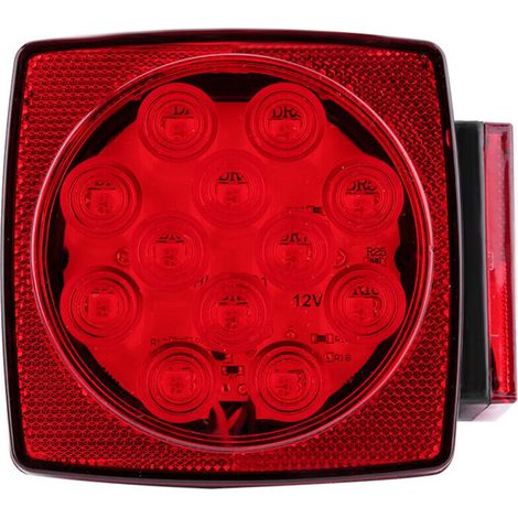 12v Led-unterwasser-rücklicht-set (quadratisch), Anhängerbremslicht, Boot, Von Debuns