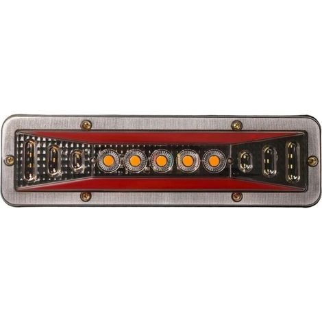 2-teiliger Rücklichtkasten Für Anhänger, Lkw, 12v Led-rückleuchten, Blinker, Bremslicht, Boot, Fahrzeug, Lkw, Bus, Traktor, Wohnmobil, Pkw-rückleuchte Von Debuns
