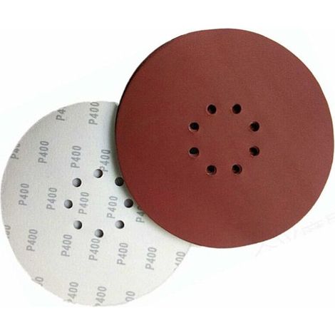 60-teiliges Schleifscheiben-set - 225 Mm, Körnung 10xp40/60/100/120/180/240, 8 Löcher, Bauschleifpapier (60 Stück)