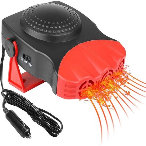 Autoheizung/entfroster, Tragbare Antibeschlagheizung 150w 12v Zigarettenanzünderstecker-entfroster 2-in-1 Heizung/entfeuchter Elektrische Fahrzeugheizung