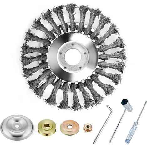 Geeignet Für 15 Cm Rasentrimmeraufsätze, Rotierende Stahldrahtschneidköpfe, Rasentrimmerklingen, Universaladapter-sets, Leichte Gartenmäher, Moosentfernung Usw.