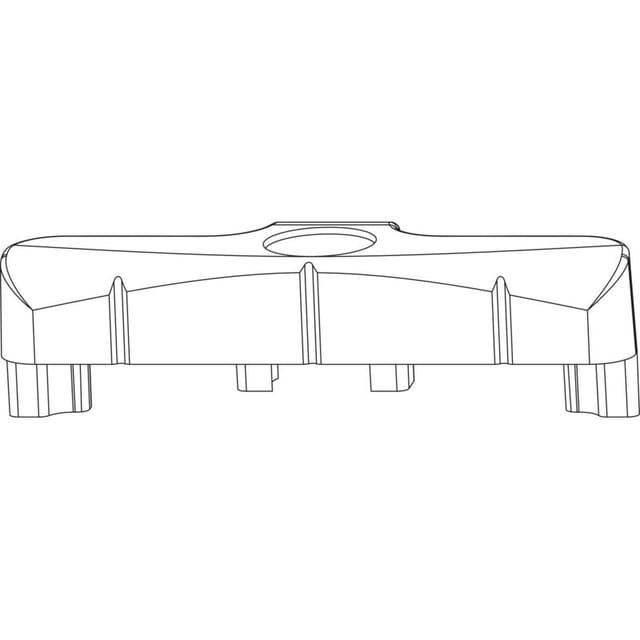 Maco Multi Schließteil 34772 - Schließblech Falzluft 12mm Für Kunststoffsystem, Pvc