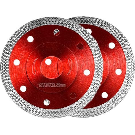 Gezahnte Trennscheibe Für Feinsteinzeugfliesen 125 X 22,23 Mm, Geeignet Für Fliesen Und Granit (für Winkelschleifer Ø 125 X 22,23 Mm)...debuns
