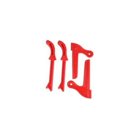 Kunststoff-schieberstangen Für Die Holzbearbeitung, Zubehör Für Tischkreissäge, Handsäge, Sicherheitsstangen Für Die Holzbearbeitung (rot), 4 Stück.