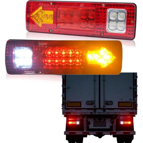 Led-anhängerbeleuchtungsset, 2-teilig – Bremslichter, Positionslichter Und Blinker, 12 V, Ip67 Wasserdicht, Universell Für Bootsanhänger, Wohnwagen Und Lkws