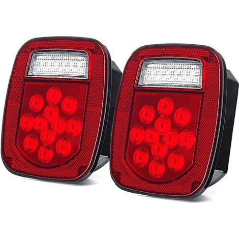 Led-rückfahrleuchte Für Pkw, Rückfahrscheinwerfer Für Lkw/anhänger/boote (z. B. Jeep), 2 Stück, Von Debuns