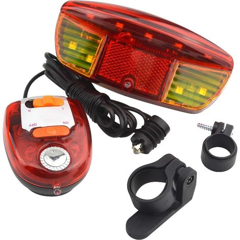 Multifunktionales Rücklicht Für Fahrräder Mit Blinkern, Hupe Und Bremslicht Für Sicheres Radfahren, Gehen Und Outdoor-aktivitäten.