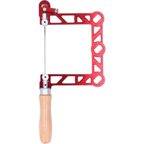 Rosvola Dekupiersäge, Schreineradapterrahmen, U-förmiger Holzgriff (5 Zoll)
