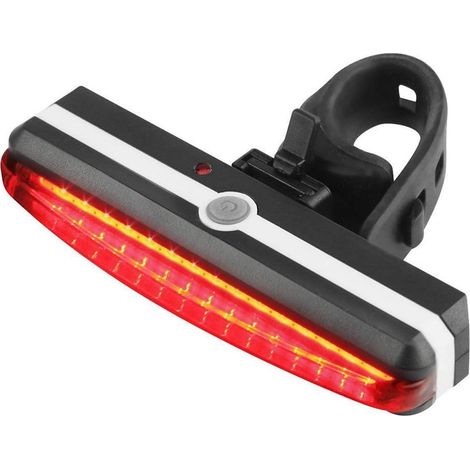 Usb-wiederaufladbares Fahrradrücklicht – Ultrahelles Signallicht – Rotes Licht – Mountainbike