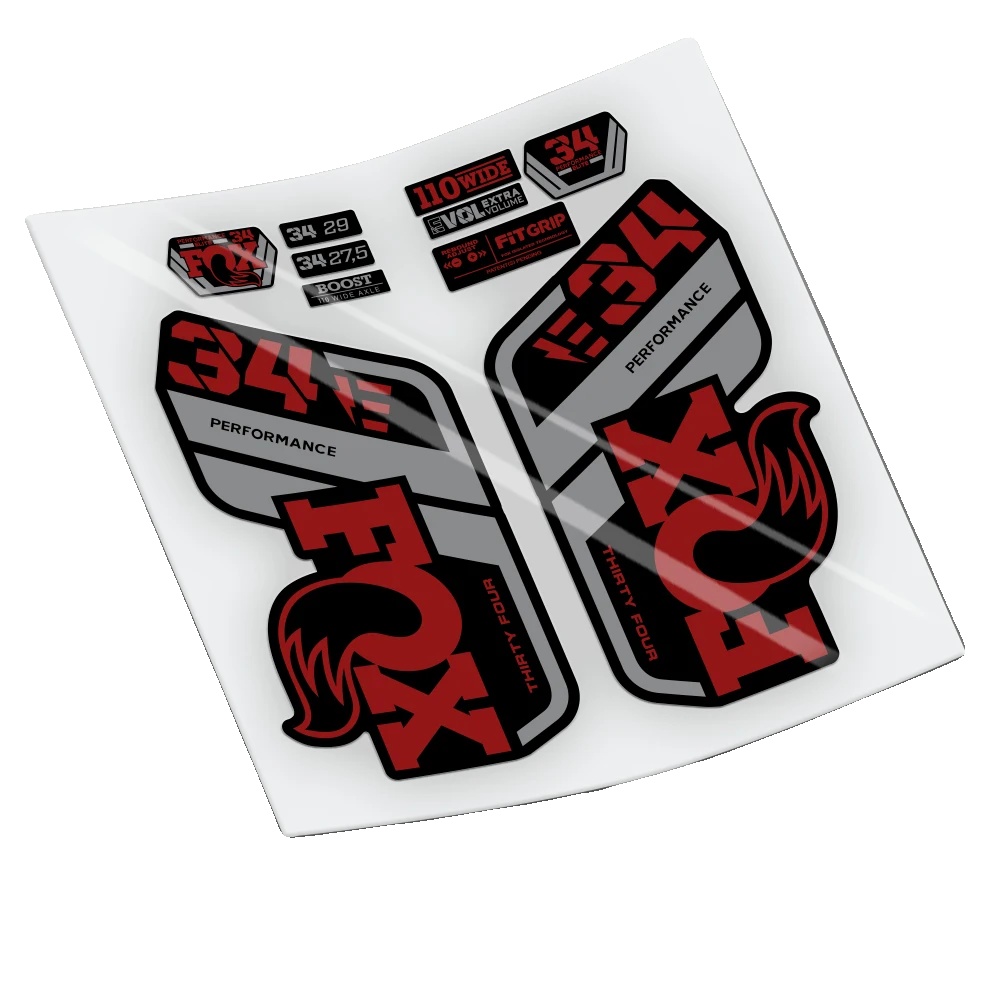 Aufkleber, Anpassbares Design, Langlebiges Material, Rot 031