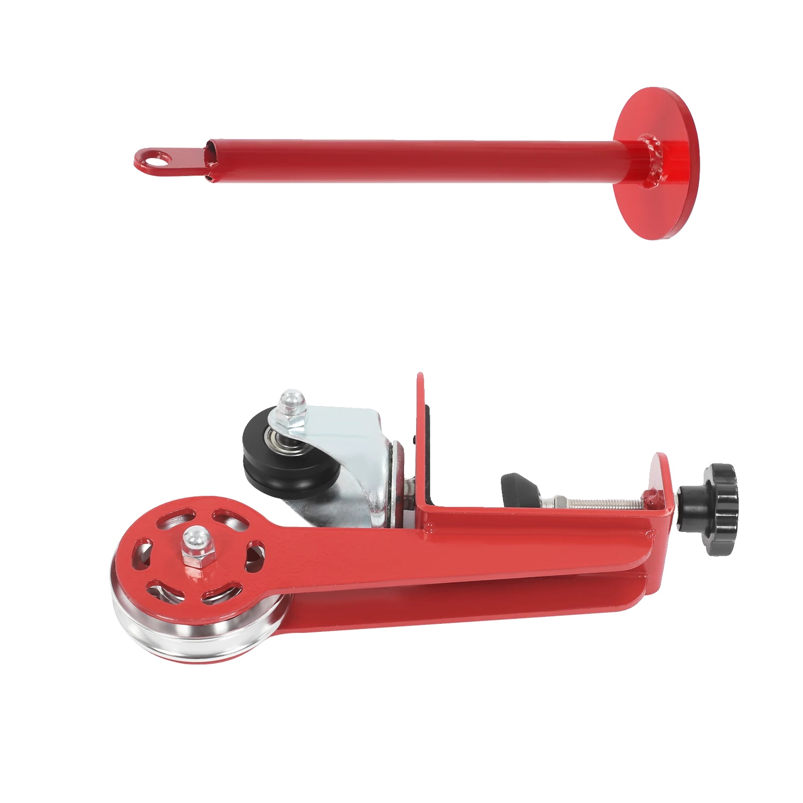 Handgelenkstrainer, Kompaktes Design, Maximalbelastung 80kg, Rot