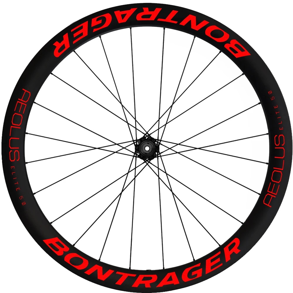Fahrradreifen Aufkleber, Anpassbares Design, Langlebiger Vinylkleber, Rotes Fluor