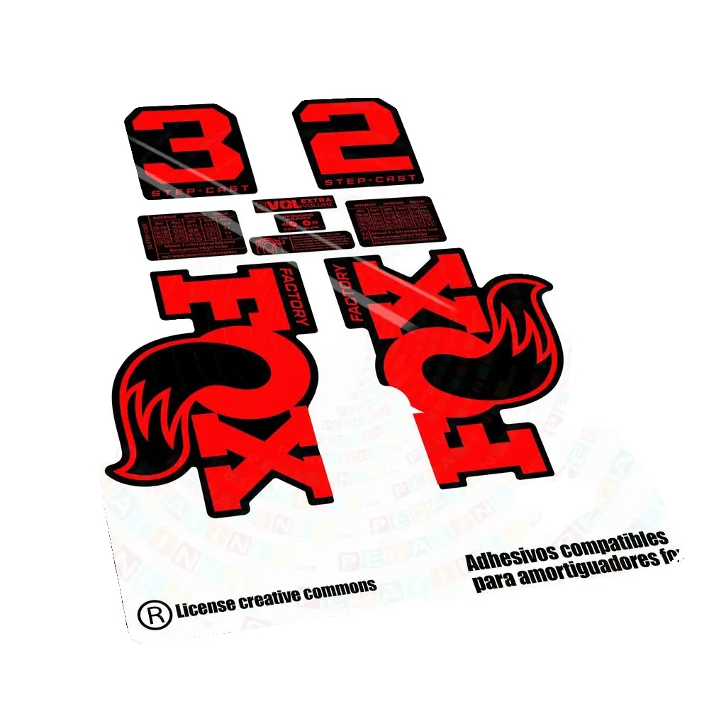 Aufkleber, Selbstklebendes Vinyl, Langlebiges Design, Fluor Rot